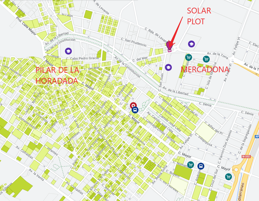 2 Plots for sale in Pilar de la Horadada