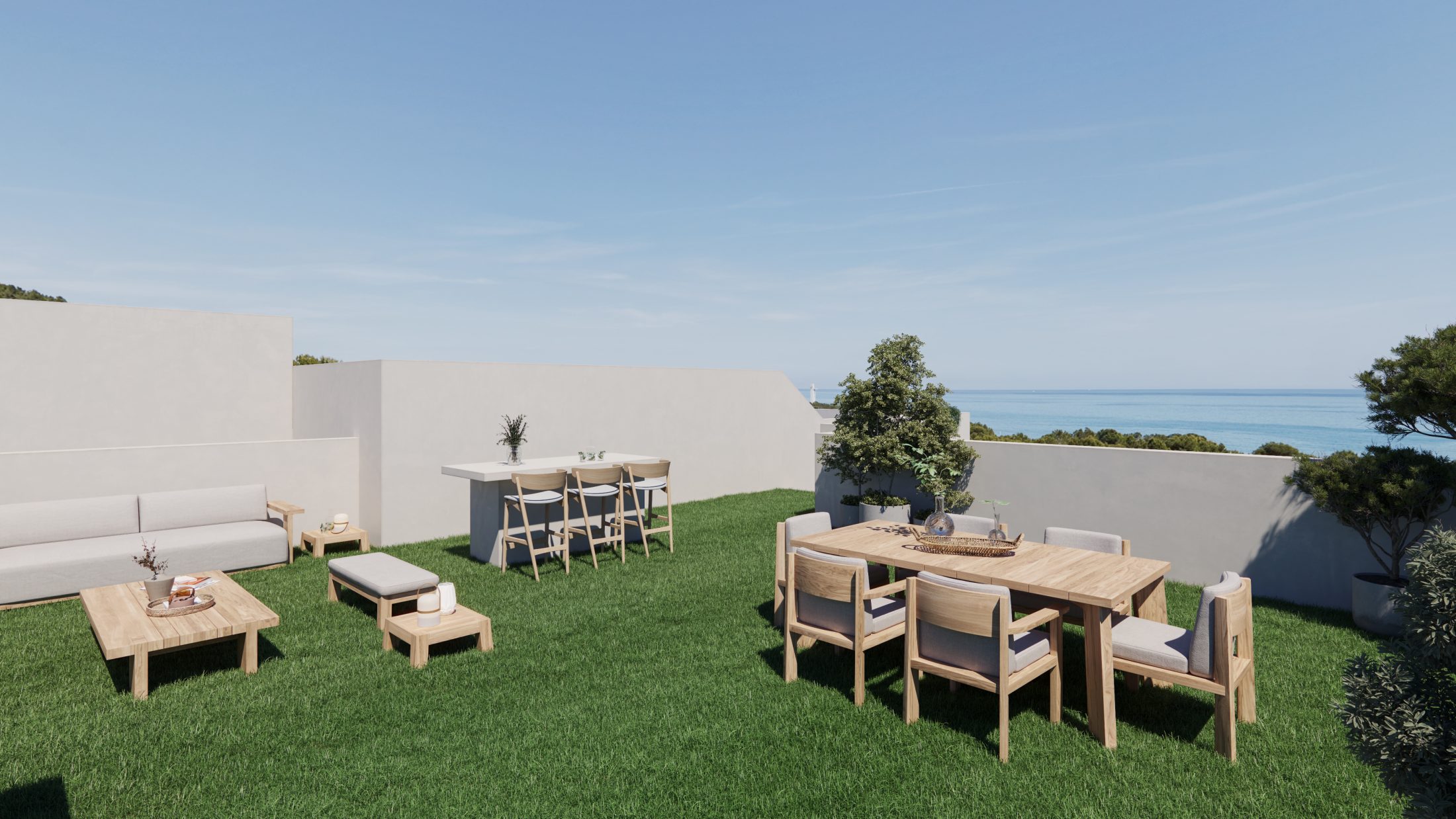 VIVIENDAS EXCLUSIVAS CON PISCINA, WELLNESS Y VISTAS AL MAR