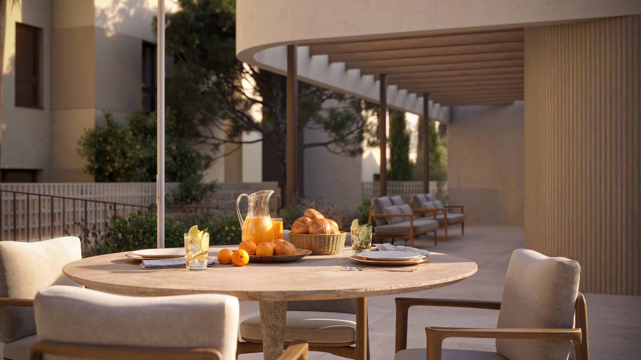 Viviendas exclusivas con piscina, wellness y vistas al mar