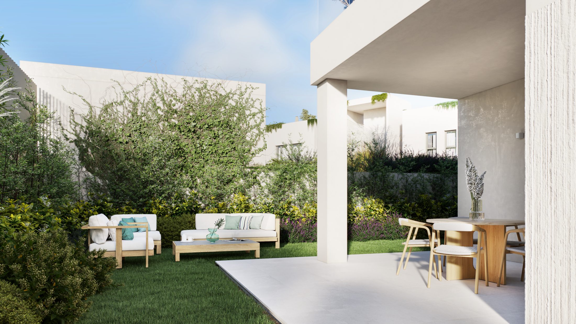 VIVIENDAS EXCLUSIVAS CON PISCINA, WELLNESS Y VISTAS AL MAR