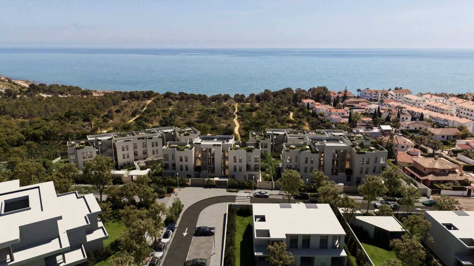 VIVIENDAS EXCLUSIVAS CON PISCINA, WELLNESS Y VISTAS AL MAR