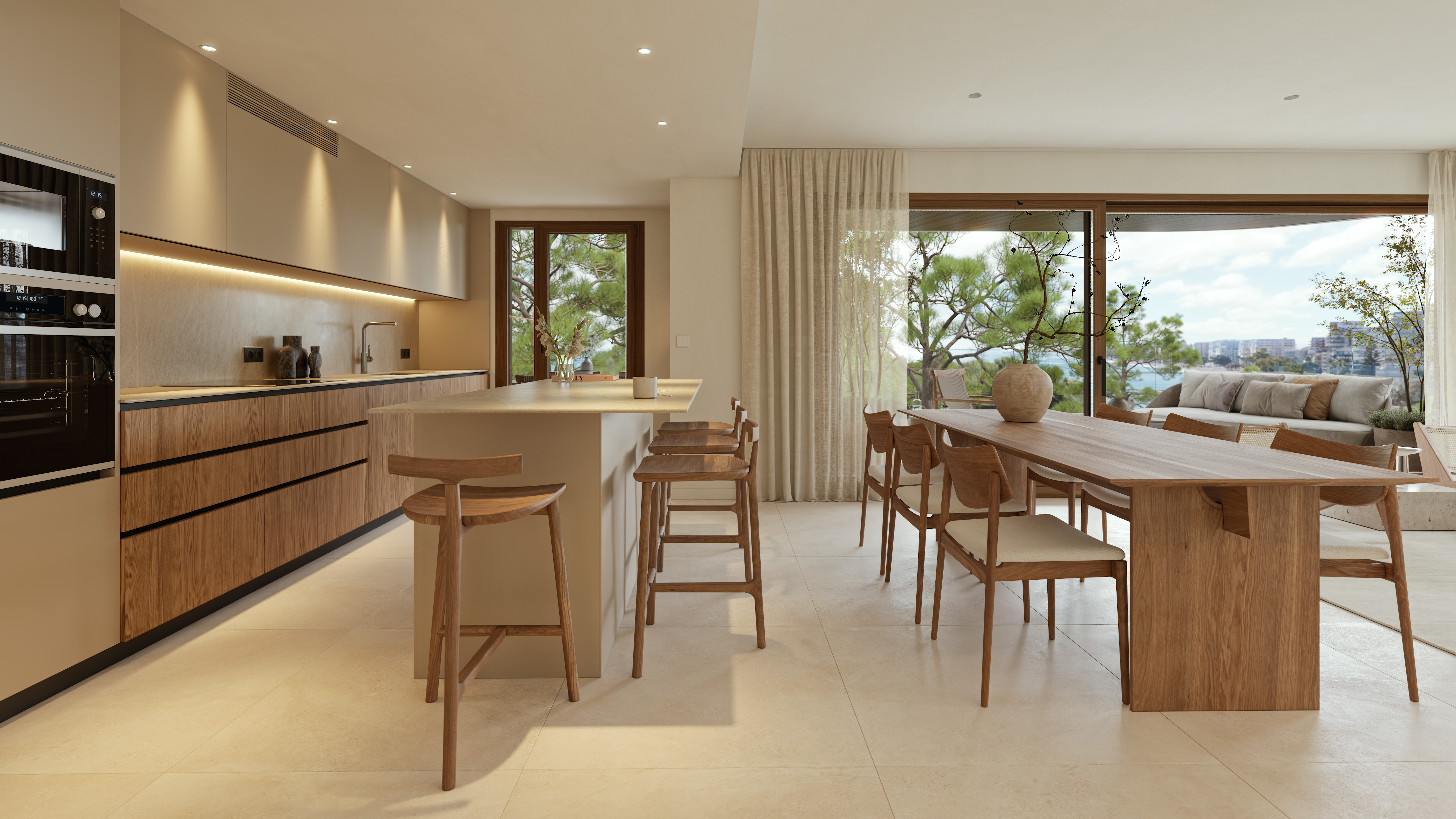 Viviendas de lujo con piscina, zona wellness y vistas al Mediterráneo