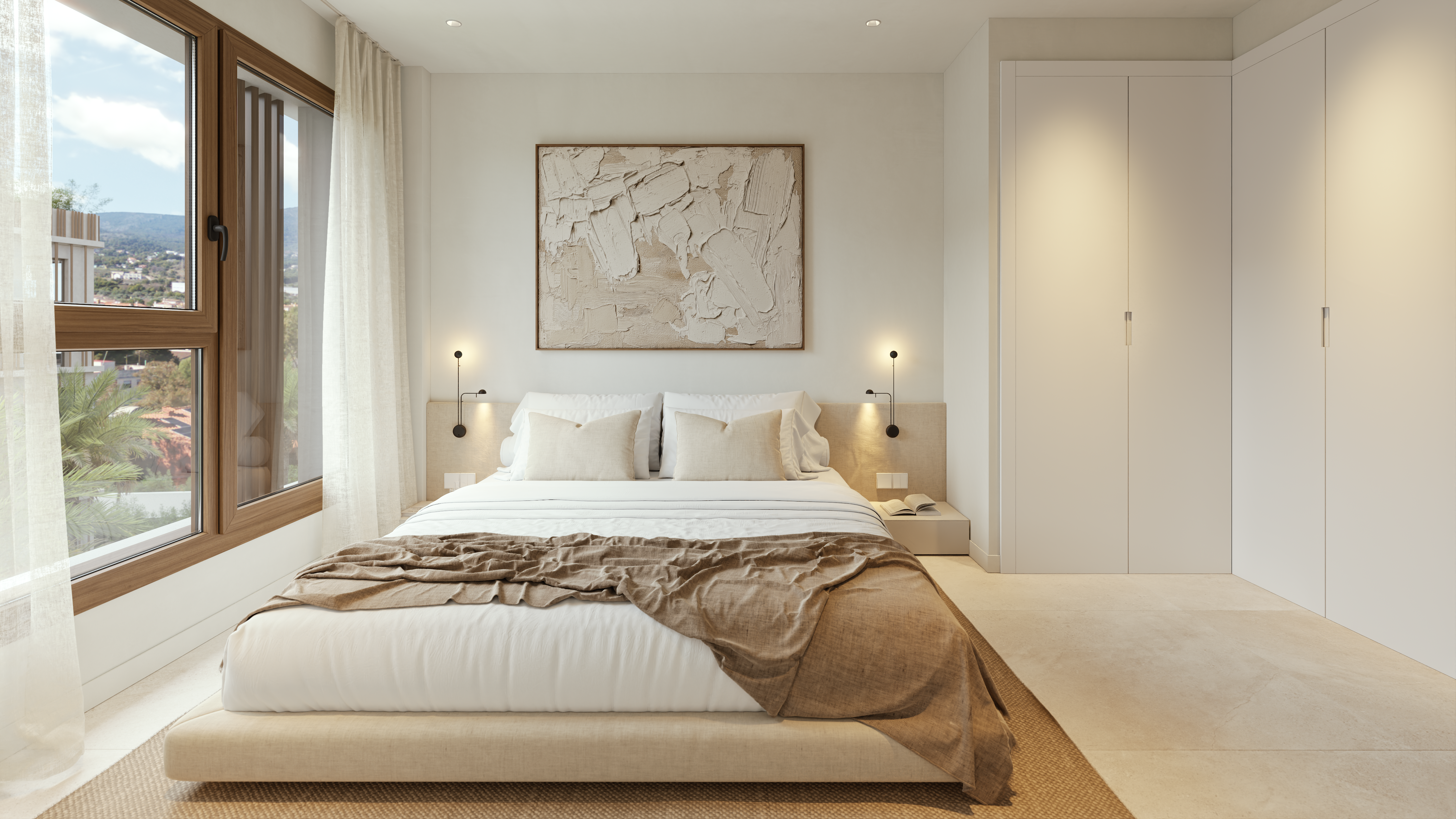 Viviendas de lujo con piscina, zona wellness y vistas al Mediterráneo