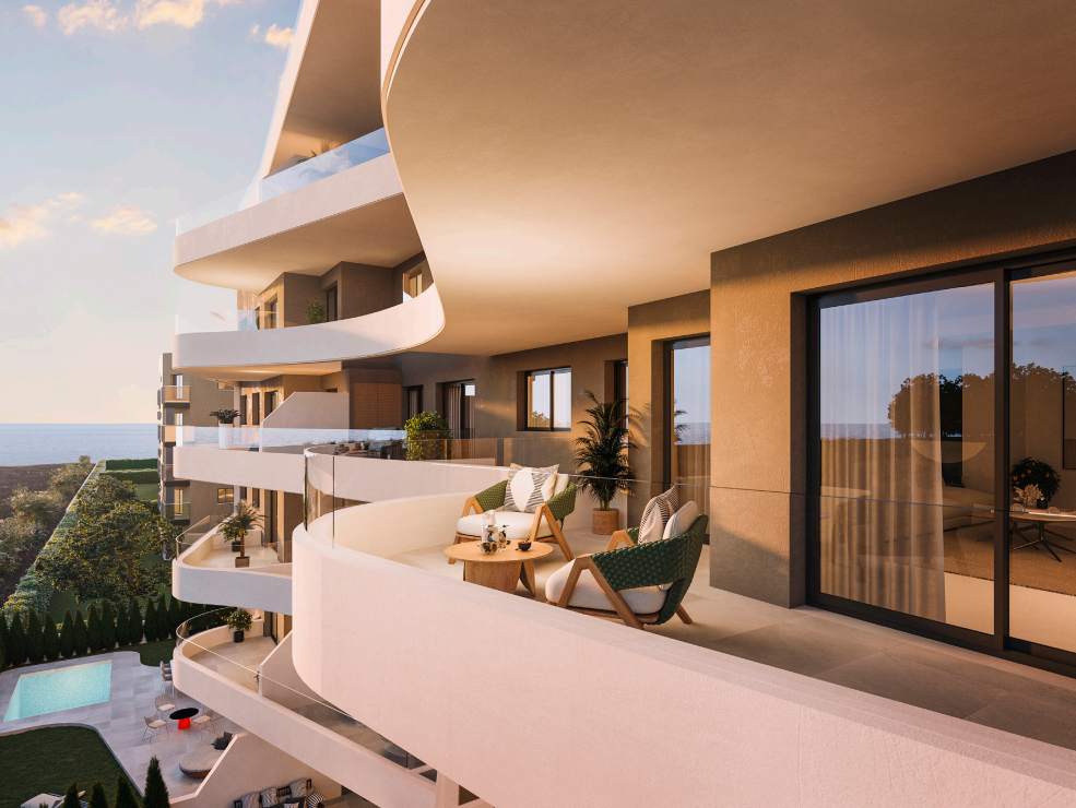 appartement met zeezicht spanje