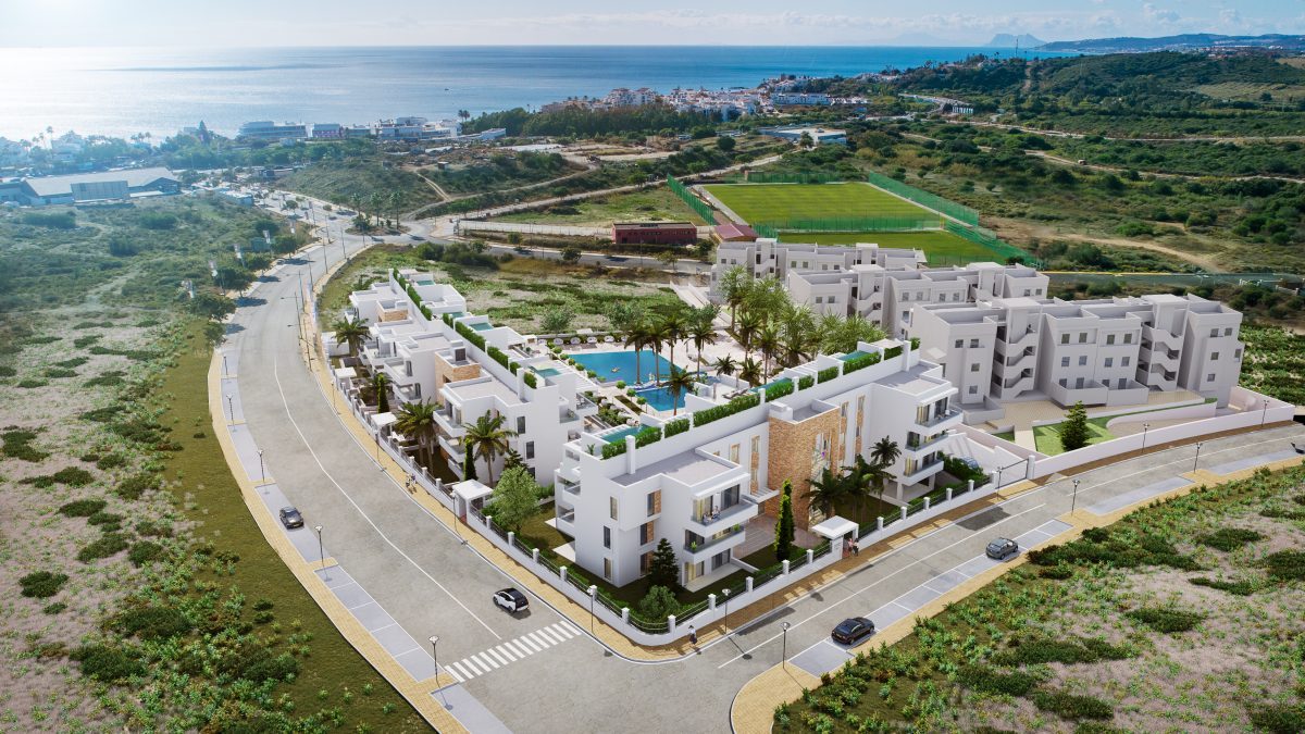 Maravilloso proyecto de apartamentos con vistas al mar en Estepona – Costafiore Garden
